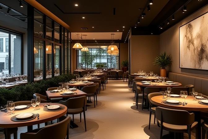 Restaurant fusion moderne