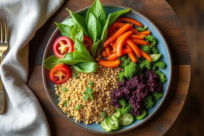 Restaurant vegan créatif